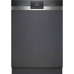 Siemens SN53HS10TE Rustfrit stål, Sort, Grå