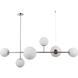 Italux Modern Chrome/White Lampada a Sospensione 115cm