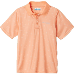 Columbia Kid's PFG Super Slack Tide Polo - Bright Nectar Fishtiki Toss