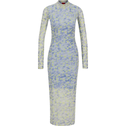 HUGO Women's Mesh Dress - Multicolor