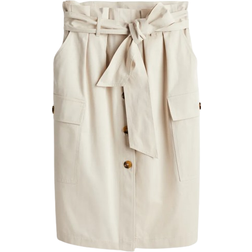 H&M Utility Skirt - Light Beige