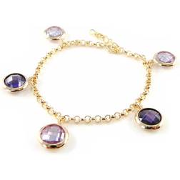 Les Tresors De Lily Linda Bracelet - Gold/Amethyst