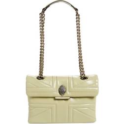 Kurt Geiger Kensington Union Jack Shoulder Bag - Light/Pastel Green