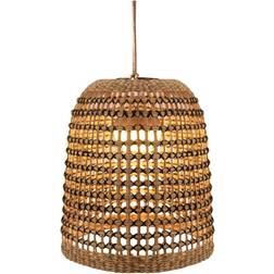 Newgarden Positano Light Wood Black Pendant Lamp ∅ 33cm