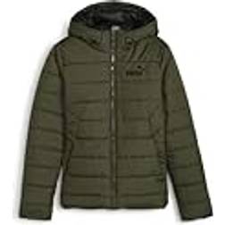 Puma ESS Hooded Padded Jacket, Jungen Wattierte Jacke, Dark Olive, 670559