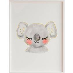 Tavla Crochett Koala White Tavla 33x43cm