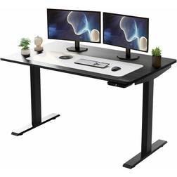 Uncaged Ergonomics Adjustable Dark Brown/Black Writing Desk 30x48"