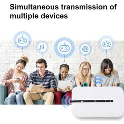Tlily 4G MiFi WiFi Router 150Mbps WiFi Modem Car Mobile Wifi Wireless Hotspot Wireless MiFi with Slot