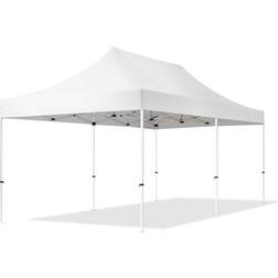 Toolport 3 x 6 m Snabbtält Economy Stål Vit