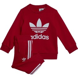 Adidas Infant Crew Sweatshirt Set - Better Scarlet