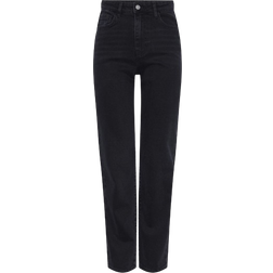 Pieces Kelly Straight Fit Jeans - Black