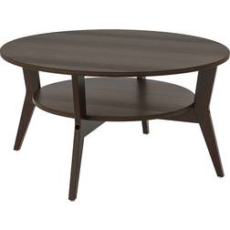 IKEA Jakobsfors Dark Brown Stained Oak Veneer Soffbord 80cm