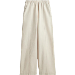 H&M Linen Blend Trousers - Hell Beige