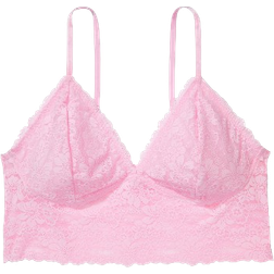 PINK Wink Longline Bralette - Butterfly Embroidery Pink Bubble