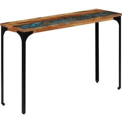 vidaXL Reclaimed Solid Wood Multicolored Konsolbord 35x120cm
