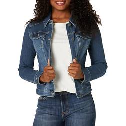 Lee Women's Denim Jacket - Weathered/Medium Blue