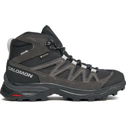 Salomon X Ward Leather Mid Gtx W - Ebony/Phantom/Black