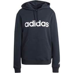 Adidas Essentials Linear Hoodie - Black/White