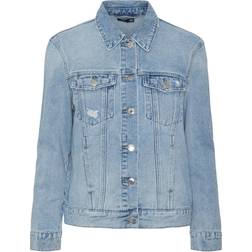 Vero Moda Zorica Jacket - Blue/Light Blue Denim