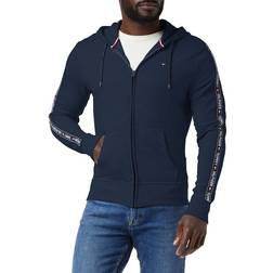 Tommy Hilfiger Logo Tape Hoodie - Navy Blazer