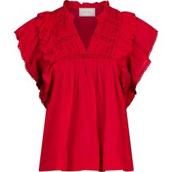 Neo Noir Jayla S Voile Top - Red