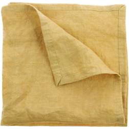 HKliving Linen Stofserviet Gul (45x45cm)