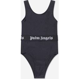 Palm Angels Logo-Waistband One-Piece Swimsuit