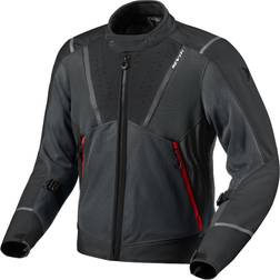 Rev'it! Revit Airwave Motorrad Textiljacke, schwarz-grau, Größe