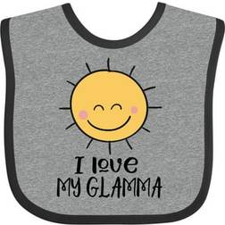 Inktastic Sunshine I Love My Glamma Baby Bib