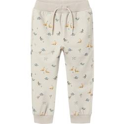 Name It Baby's Mini Print Sweatpant - Nacreous Cloud