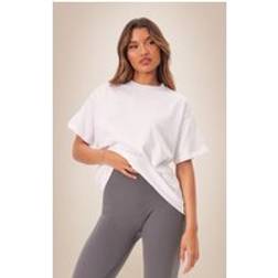 PrettyLittleThing White Boxy Oversized T Shirt