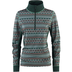 Kari Traa Lune Half Zip Baselayer - Pine Green