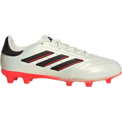 adidas Junior Copa Pure II Elite FG - Ivory/Core Black/Solar Red