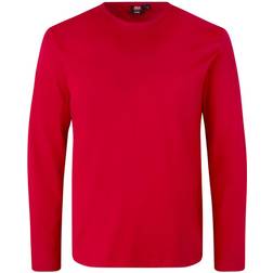 ID Interlock Long-Sleeved T-shirt - Red