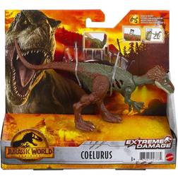 Mattel Jurassic World Dominion Extreme Damage Coelurus Dinosaur