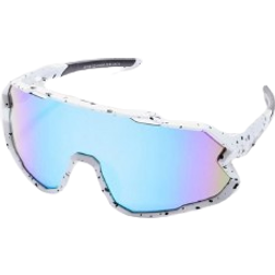 boohooMAN Visor Sunglasses White/Blue