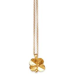 Flora Danica Jewellery Four Leaf Clover Necklace - Gold