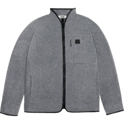 Rains Durban Fleece Jacket - Dark Grey Melange