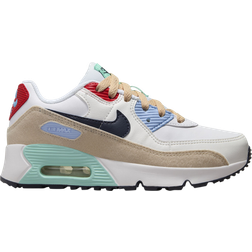 Nike Air Max 90 SE PS - White/Sanddrift/Cobalt Bliss/Obsidian