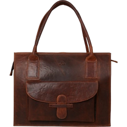 Adax Ragusa Valentina Shopping Bag - Dark Brown