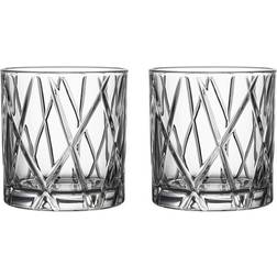 Orrefors City Whisky Glass 34cl 2pcs