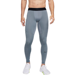 Nike Pro Warm Men's Tights - Smoke Grey/Black