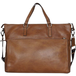 Adax Napoli Sasha Work Bag - Cognac