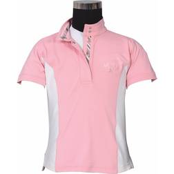 Equine Couture Kid's Cara Short Sleeve Show Shirt - Pink (110786-106)