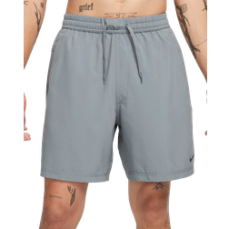 NIKE Men's Form Dri-FIT 7" Unlined Versatile Shorts - Smoke Grey/Black