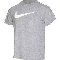 Nike Sportswear Swoosh Men's T-Shirt - Dark Grey Heather/White