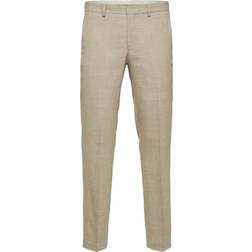 Selected Slim Fit Pants - Sand