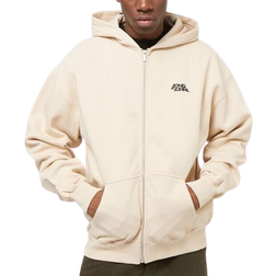 Pegador Narson Oversized Sweat Jacket - Washed Desert Sand