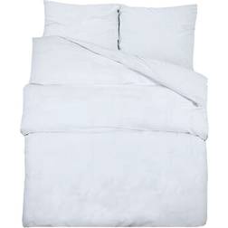 vidaXL Microfiber Duvet Cover White (240x220cm)