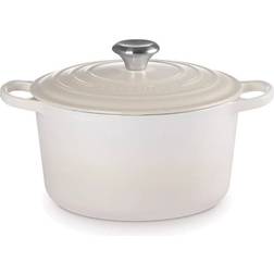 Le Creuset Signature Meringue med lokk 5 L 24 cm